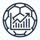 世界杯今日推荐预测网官方Logo - 足球与数据分析图标